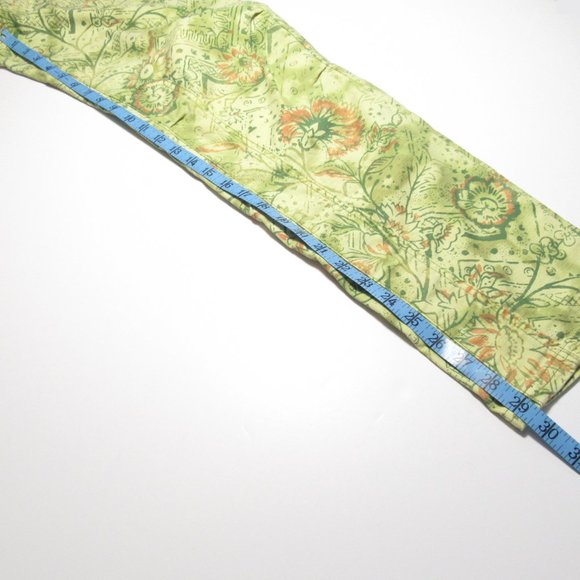 NWOT 💛 Anthropologie Pilcro The Wanderer Low-Rise Pants Printed Green 26 - Picture 8 of 8
